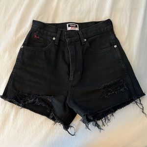 Wrangler Fender Black Jean Short